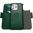 Dreem Fibonacci Wallet Case for iPhone 15 Pro Max | 2-in-1 Detachable Vegan Leather Cover [Green]