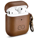 Dreem Om AirPods 1 & 2 Case Cover with Keychain Clip [Chocolate]