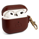 Dreem Om AirPods 3 Case Cover with Keychain Clip [Coffee]