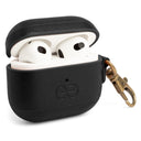 Dreem Om AirPods 3 Case Cover with Keychain Clip [Black]