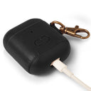 Dreem Om AirPods 1 & 2 Case Cover with Keychain Clip [Black]