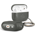 Dreem Om AirPods Pro 2 and AirPods Pro Case Cover with Keychain Clip [Grey]