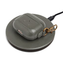 Dreem Om AirPods 3 Case Cover with Keychain Clip [Grey]
