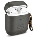 Dreem Om AirPods 1 & 2 Case Cover with Keychain Clip [Grey]