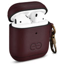 Dreem Om AirPods 1 & 2 Case Cover with Keychain Clip [Coffee]