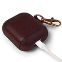 Dreem Om AirPods 1 & 2 Case Cover with Keychain Clip [Coffee]
