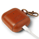 Dreem Om AirPods 1 & 2 Case Cover with Keychain Clip [Caramel]