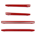 Dreem Euclid MacBook Air Case - 13-Inch Hard Laptop Cover for MacBook Air 2020-2018 (Retina and M1) [Red]