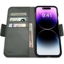 Dreem Fibonacci Wallet Case for iPhone 14 & iPhone 16e Case Wallet | 3-in-1 Magnetic Detachable Vegan Leather Cover [Grey]