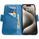 Dreem Fibonacci Wallet Case for iPhone 15 Pro Max | 2-in-1 Detachable Vegan Leather Cover [Slate]