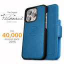 Dreem Fibonacci Wallet Case for iPhone 15 Pro Max | 2-in-1 Detachable Vegan Leather Cover [Slate]