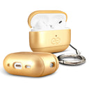 Dreem Om AirPods Pro 2 and AirPods Pro Case Cover with Keychain Clip [Gold]