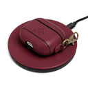 Dreem Om AirPods 3 Case Cover with Keychain Clip [Burgundy]