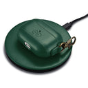Dreem Vegan Leather Case Cover with Keychain Clip Compatible with AirPods Pro 1 for Apple 1st Generation [Green]