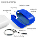 Dreem Om AirPods Pro 2 and AirPods Pro Case Cover with Keychain Clip [Ocean]