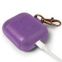 Dreem Om AirPods 1 & 2 Case Cover with Keychain Clip [Purple]