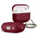 Dreem Om AirPods Pro 2 and AirPods Pro Case Cover with Keychain Clip [Burgundy]