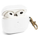 Dreem Om AirPods 3 Case Cover with Keychain Clip [White]