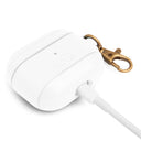 Dreem Om AirPods 3 Case Cover with Keychain Clip [White]