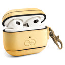 Dreem Om AirPods 3 Case Cover with Keychain Clip [Gold]