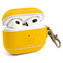 Dreem Om AirPods 3 Case Cover with Keychain Clip [Yellow]