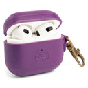 Dreem Om AirPods 3 Case Cover with Keychain Clip [Purple]