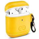 Dreem Om AirPods 1 & 2 Case Cover with Keychain Clip [Yellow]