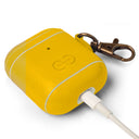 Dreem Om AirPods 1 & 2 Case Cover with Keychain Clip [Yellow]