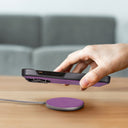 Dreem Empower Magnetic Wireless Charger Pad for iPhone 16/15/14/13/12 & Qi-Certified Devices [Purple]