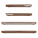 Dreem Euclid MacBook Air Case - 15-Inch Hard Laptop Cover for MacBook Air 2023 (M2) [Chocolate]