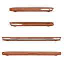 Dreem Euclid MacBook Air Case - 13-Inch Hard Laptop Cover for MacBook Air 2022 (M2) [Caramel]