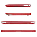 Dreem Euclid MacBook Air Case - 15-Inch Hard Laptop Cover for MacBook Air 2023 (M2) [Red]