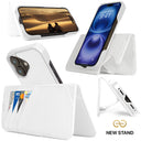 Dreem Fibonacci Wallet Case for iPhone 16 Plus | 2-in-1 Detachable Vegan Leather Cover [White]