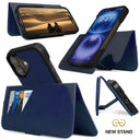 Dreem Fibonacci Wallet Case for iPhone 16 | 2-in-1 Detachable Vegan Leather Cover [Royal]