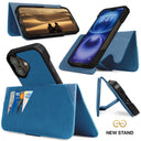 Dreem Fibonacci Wallet Case for iPhone 16 | 2-in-1 Detachable Vegan Leather Cover [Slate]