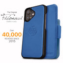 Dreem Fibonacci Wallet Case for iPhone 16 | 2-in-1 Detachable Vegan Leather Cover [Slate]