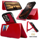 Dreem Fibonacci Wallet Case for iPhone 16 Pro Max [Red]