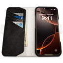 Dreem Fibonacci Wallet Case for iPhone 16 Pro Max | 3-in-1 Detachable Vegan Leather Cover [White/Black]