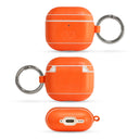 Dreem Om AirPods 4 Case Cover with Keychain Clip [Orange]