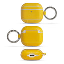 Dreem Om AirPods 4 Case Cover with Keychain Clip [Yellow]
