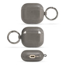 Dreem Om AirPods 4 Case Cover with Keychain Clip [Grey]
