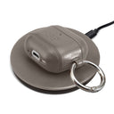 Dreem Om AirPods 4 Case Cover with Keychain Clip [Grey]