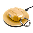 Dreem Om AirPods 4 Case Cover with Keychain Clip [Gold]