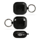 Dreem Om AirPods 4 Case Cover with Keychain Clip [Black]