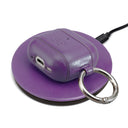 Dreem Om AirPods 4 Case Cover with Keychain Clip [Purple]