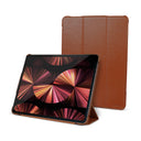 Dreem Davinci Apple iPad Pro 12.9 Case - Luxury Vegan Leather iPad Case [Caramel]