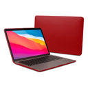 Dreem Euclid MacBook Air Case - 13-Inch Hard Laptop Cover for MacBook Air 2020-2018 (Retina and M1) [Red]