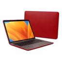 Dreem Euclid MacBook Air Case - 13-Inch Hard Laptop Cover for MacBook Air 2022 (M2) [Red]