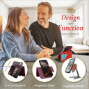 Dreem Fibonacci Wallet Case for iPhone 16 Pro | 2-in-1 Detachable Real Leather Cover [Wine]