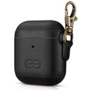 Dreem Om AirPods 1 & 2 Case Cover with Keychain Clip [Black]